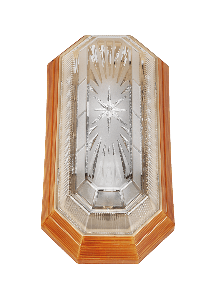 Ilgaz Plastic Sconce Oak Color